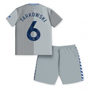 Everton James Tarkowski #6 Replika Babytøj Tredje sæt Børn 2023-24 Kortærmet (+ Korte bukser)